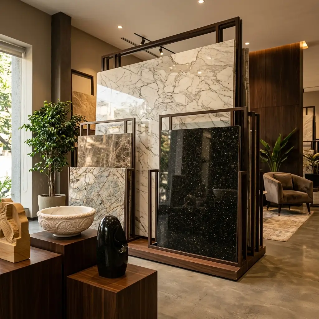 Stone World Indore Showroom — Central India's Largest Stone Showroom